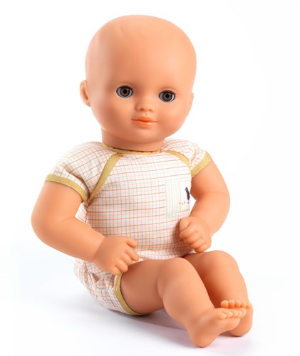 Djeco Puppen 32 cm Neige - weiche Babypuppe mit Pyjama-2
