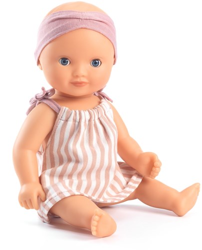 Djeco Puppen 32 cm Prune - Schwimmpuppe für Kinder