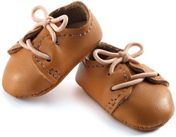 Djeco Puppenkleidung Braune Schuhe für Babypuppen Accessoire
