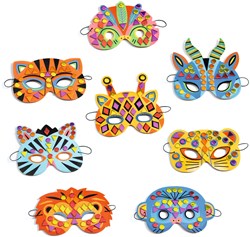 Djeco Mosaikset Jungle Animals Bastelset - FSC MIX Sticker
