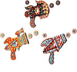 Djeco Mosaik & Sticker Kosmik - Kreatives Bastelset für Kinder