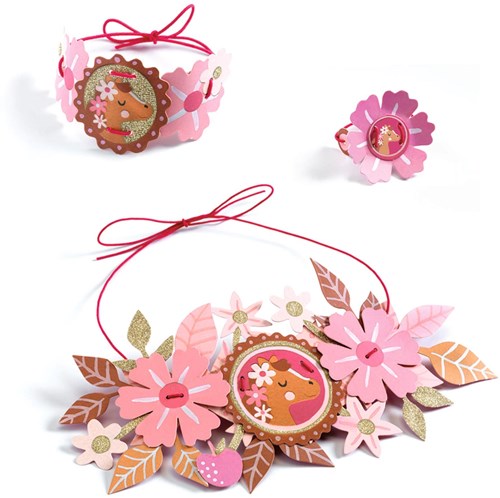 Djeco Bastelset Delicate Medallions Schmuck basteln - kreatives Spielzeug-3