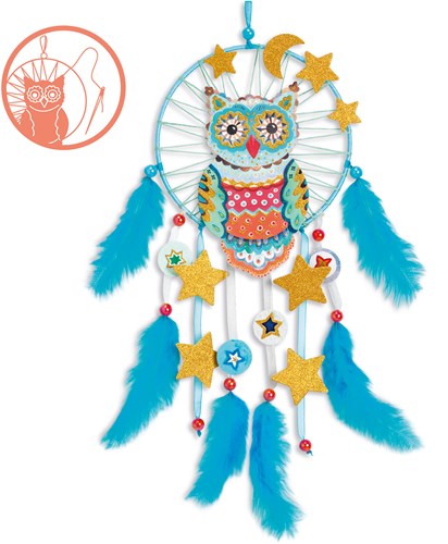 Djeco Bastelset Traumfänger Golden owl FSC MIX