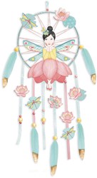 Djeco Bastelset Traumfänger Lotus Fee - Kreativset für Kinder