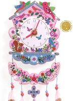 Djeco Bastelset Uhr - Kreatives Set mit Transferstickern-2