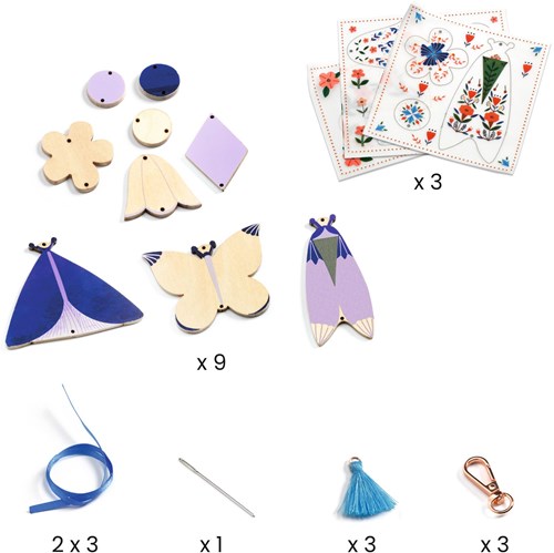 Djeco Bastelset Butterflies - kreative Schmuckherstellung für Kinder-3
