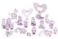 Djeco Kreativ Bastelset Kawaii world - Malen und Bauen Spaß