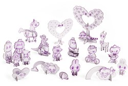 Djeco Kreativ Bastelset Kawaii world - Malen und Bauen Spaß