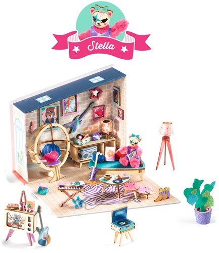 Djeco Bastelset Haus Mi House Stella kreatives Spielzeug-2
