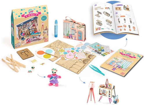 Djeco Bastelset Haus Mi House Stella kreatives Spielzeug-3