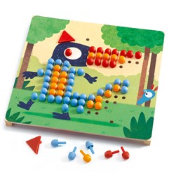 Djeco Mosaikspiel Mosaïco rigolo - pädagogisches Spielzeug FSC