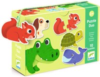 Djeco Tiere Puzzle Duo - pädagogisches FSC Karton Spielzeug-3
