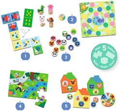Djeco Bauernhof Spieleset - Lernspielzeug für Kinder