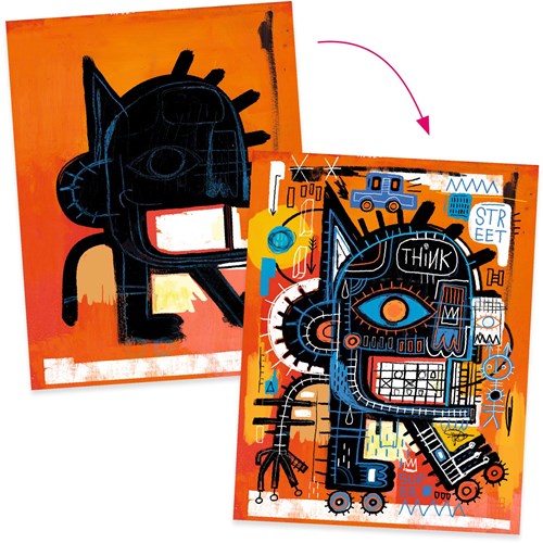 Djeco Kunstpuzzle Brooklyn - Basquiat für Kinder-2