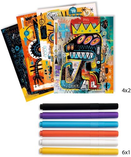 Djeco Kunstpuzzle Brooklyn - Basquiat für Kinder-3