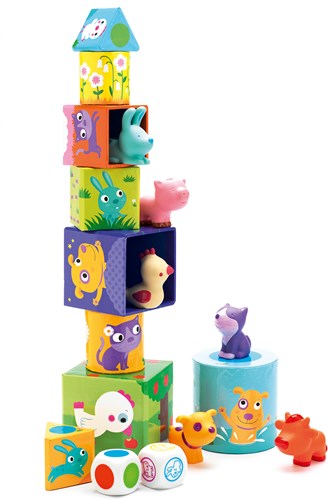 Djeco Spiel Ludanimo - pädagogisches Kinderspiel FSC MIX-3