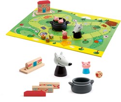Djeco Kinderspiel Woolfy - Brettspiel für Kinder ab 5 Jahren FSC MIX