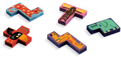 Djeco Logikspiel Pentanimo - Lernspiel FSC MIX für Kinder-2