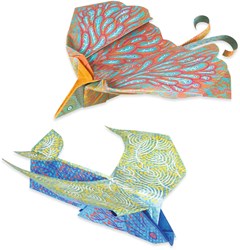 Djeco Origami Bastelset Vögel FSC MIX kreatives Spielzeug