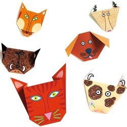 Djeco Origami Tiere Bastelset - FSC Papier - Kreatives Spielzeug