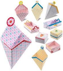 Djeco Origami Bastelset kleine Boxen - kreatives Spielzeug