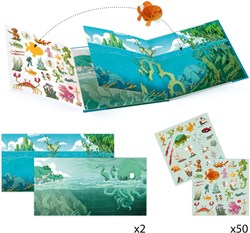Djeco Sticker Meer Abenteuer - wiederverwendbares Stickerbuch