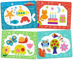 Djeco Malbuch Wasserbasis Magic scribbles für Kleinkinder