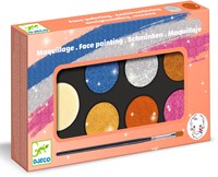 Djeco Make-up-Palette - Metallic Farben für Kinder - 6 Farben-2