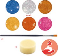 Djeco Make-up-Palette - Metallic Farben für Kinder - 6 Farben