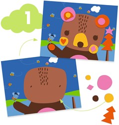 Djeco Kreativ-Spielzeugbox Die Maus und ihre Freunde - Multi-Aktivitäten FSC