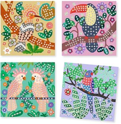 Djeco Mosaik Bastelset Canopée - kreative Tierkunst für Kinder
