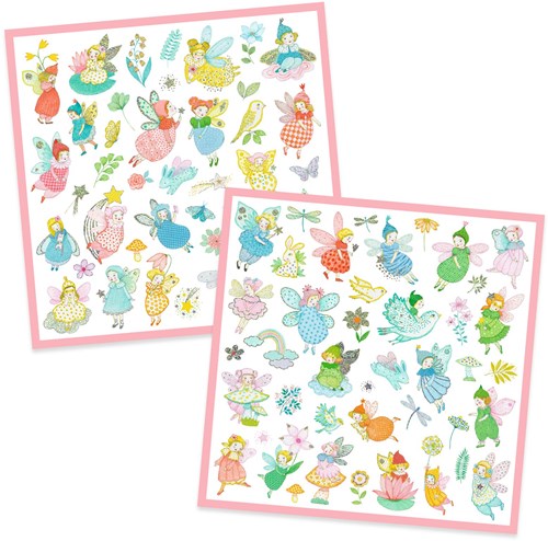 Djeco Sticker Feen - Glitzernde FSC Mix Sticker Set