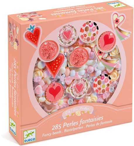 Djeco Perlen & Schmuck Hearts - Kreatives Bastelset für Kinder-2