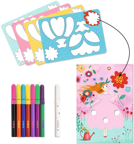 Djeco Kreativ-Set Maries Kleider - magisches Bastelspielzeug-3