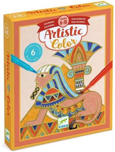 Djeco Artistic Colour Malbuch Ägypten inkl. 6 Stifte