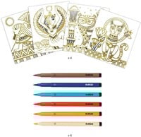 Djeco Artistic Colour Malbuch Ägypten inkl. 6 Stifte-3