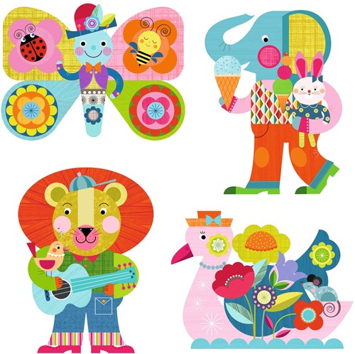 Djeco Magisch Kleuren Waterkleurboek - Animalo-Len