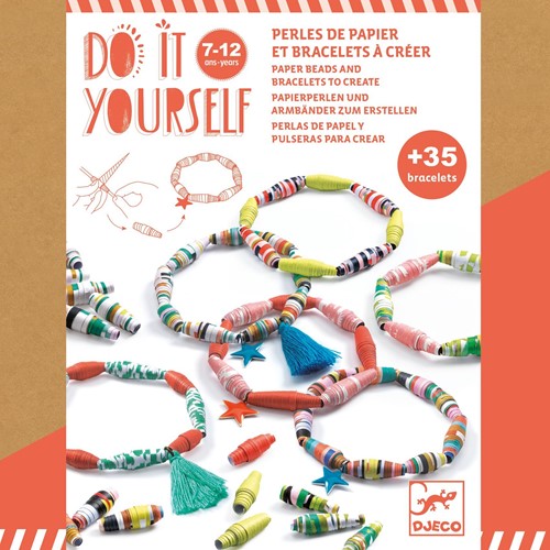 Djeco Papierarmbänder Bastelset - Pop und bunt