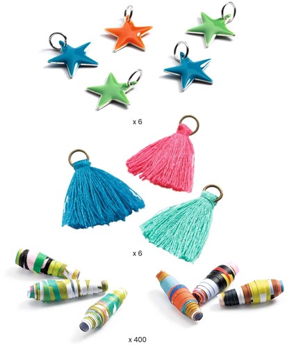 Djeco Papierarmbänder Bastelset - Pop und bunt-3