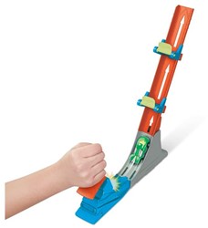 Hot Wheels Stunt Rennbahn Vertical Power Launch - Spielzeug Auto Set