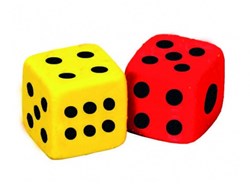 Kuenen Würfel Radiergummis 2er Set - lustiges Radiergummi Spielzeug