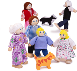 Bigjigs Puppenfamilie
