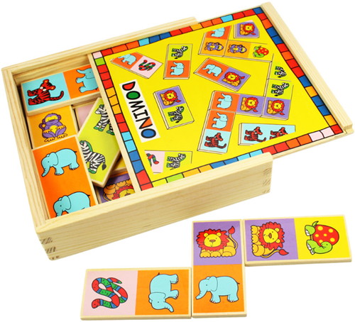 Bigjigs Toys Tier-Dominosteine