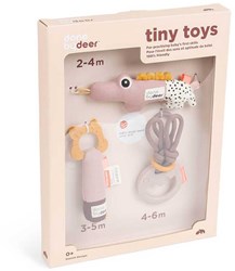 Done by Deer Baby Spielzeug Geschenkset Deer friends rosa Aktivitätenset