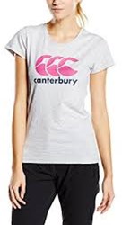 Canterbury Sport T-Shirt CCC Logo - Hellgrau meliert Größe 6 2XS