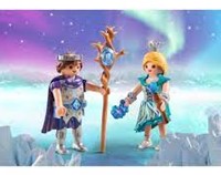Playmobil DuoPack - Eisprinzessin und Eisprinz Winterfiguren 71208 Spielzeug-2