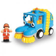 WOW Toys Straßenkehrmaschine Spielzeugauto mehrfarbig für Kinder