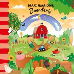 Lantaarn Bauernhof Kinderbuch interaktives Drehrad Pappbuch