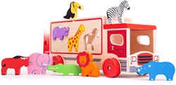 Bigjigs Safari Sortier-LKW