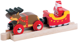 Bigjigs Weihnachtsschlitten mit Rentieren (4)